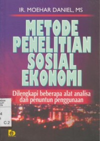 Metode Penelitian Sosial Ekonomi