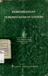 Perkembangan pemerintahan di daerah/Soehino