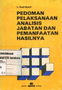 Pedoman Pelaksanaan Analisis Jabatan dan Pemanfaatan Hasilnya