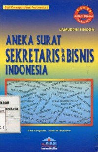 Aneka surat sekretaris dan bisnis Indonesia/Lamuddin Finoza