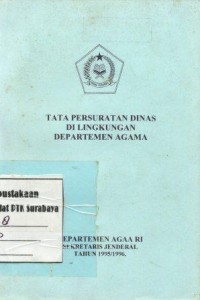 Tata Persuratan Dinas di Lingkungan Departemen Agama RI