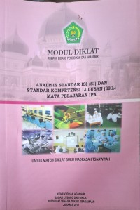 Analisis Standar isi (SI) standar Kompetensi Lulusan mapel IPA