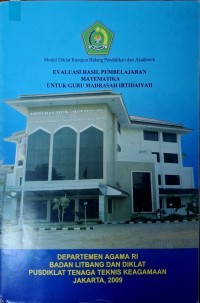 Evaluasi hasil pembelajaran matematika untuk MI