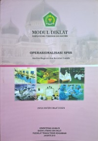 Operasionalisasi SPSS analisis regresi dan korelasi ganda