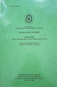 Pendalaman materi sejarah guru MA