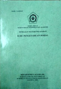 Penilaian materi pelajaran ilmu pengetahuan sosial